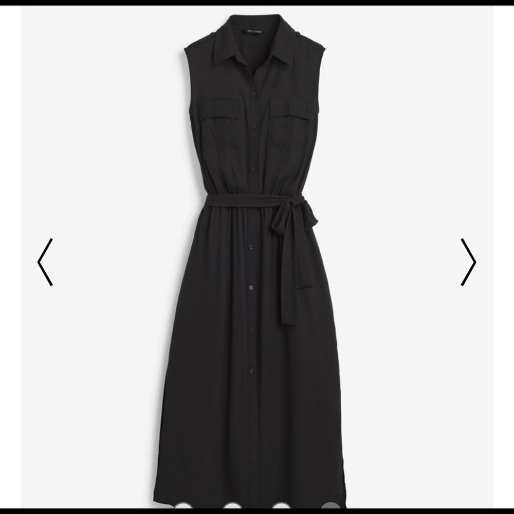 SLEEVELESS SHIRTDRESS - Picture 4 of 4